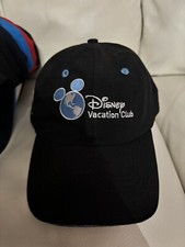 Black Disney Vacation Club Member Hat Light Blue Trim