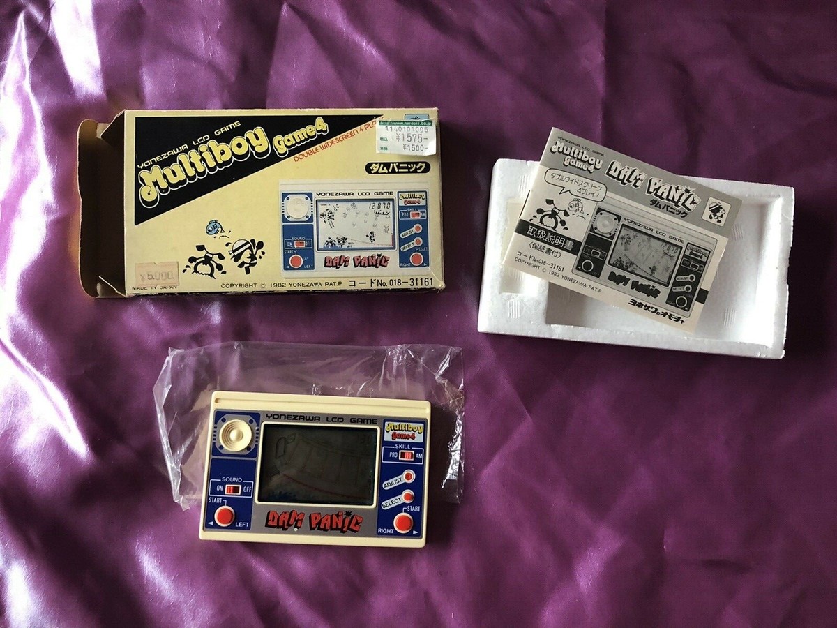 Yonezawa Multiboy Game 4 LCDゲーム　ダムパニック Yonezawa Multiboy Game 4 Dam Panic Japan 1982 LCD boxed
