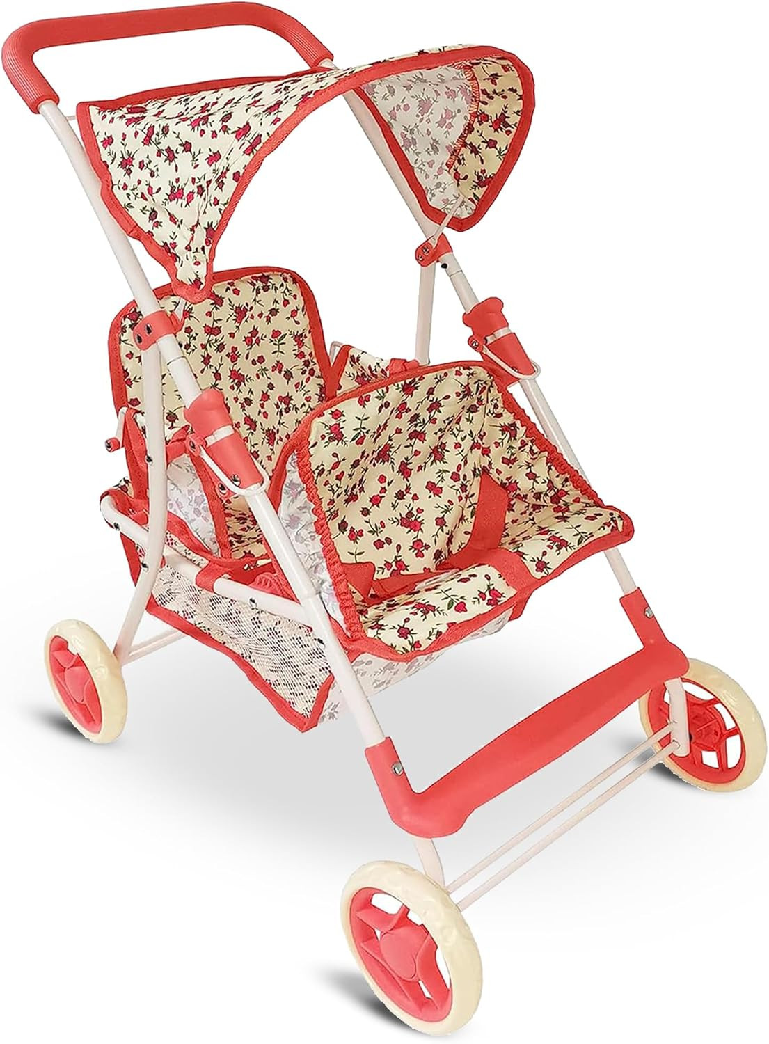 & Toddlers - 25' Floral Tandem Play Toy Stro