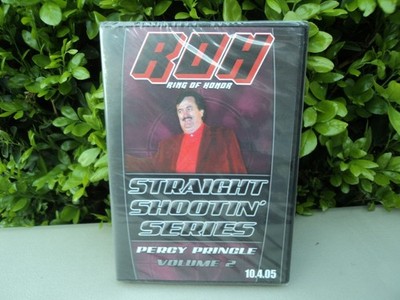 New Sealed ROH Straight Shootin' Series Percy Pringle Vol 2 DVD WWE NXT AEW RARE