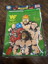 VINTAGE 1991 WWF SWIM BAG FIGURE WWE NWA WCW NWO RETRO ELITE HASBRO LJN RARE!!