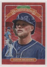 2020 Donruss Optic Diamond Kings FOTL Red Pandora Prizm 55/79 Austin Meadows 1b8