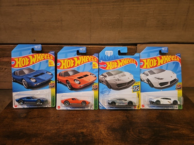 Hotwheels Lamborghini Lot 4 Pack