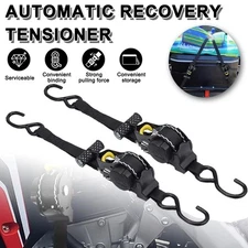 Retractable Ratchet Straps 1500lb Break Strength Self Retracting Ratchet Straps