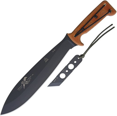 #ad #ad TOPS Power Eagle Fixed Blade 12.25quot; 1095HC Black Micarta $341.95
