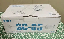 SC-05, 6‑in‑1 Rotating Steam Mop Cleaner: 1200W, Detachable Handheld, Pads