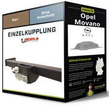 Starre Anhängerkupplung für OPEL Movano 11.2003-03.2010 A Typ X70 Imiola Hak-Pol