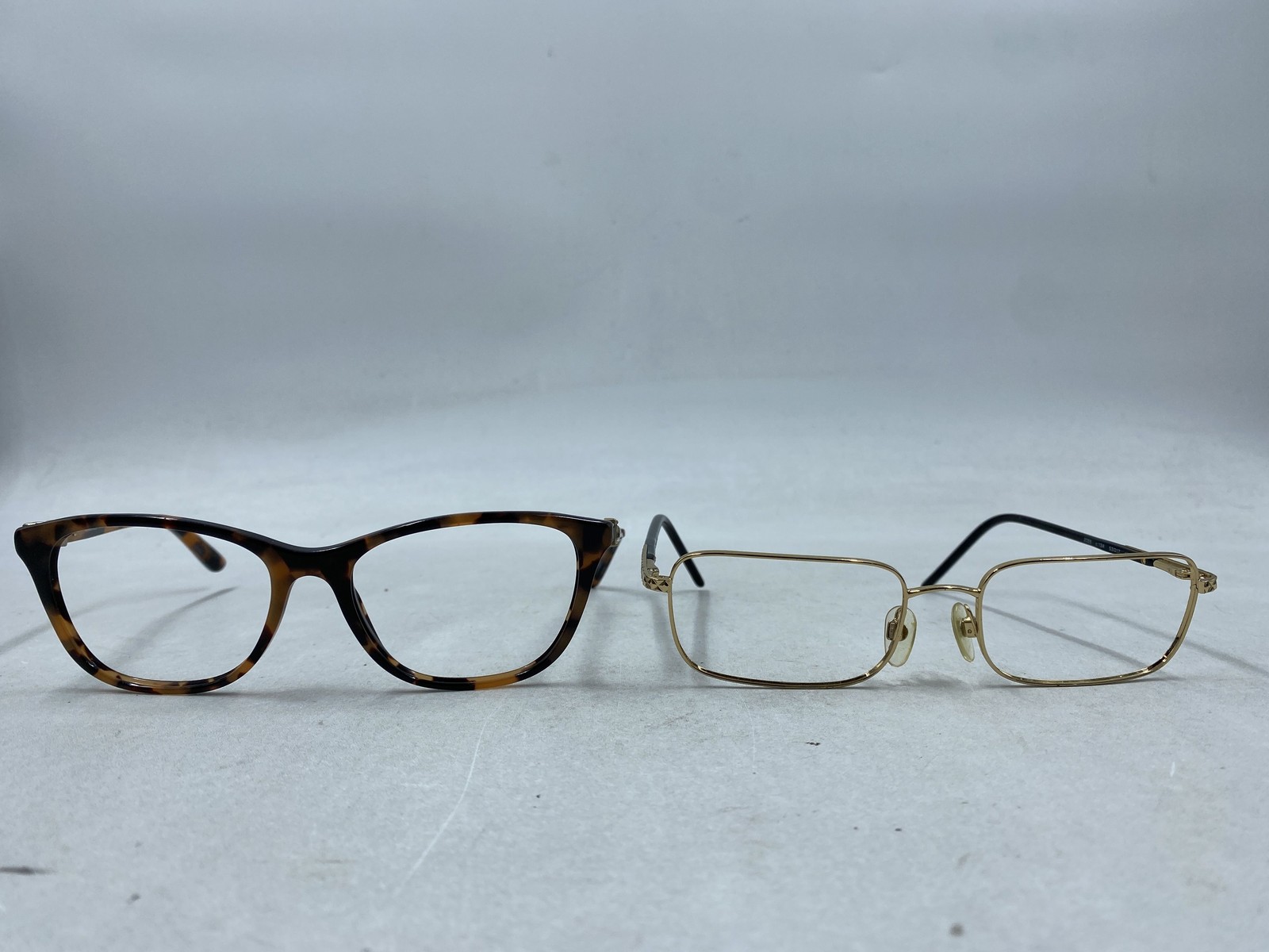 Chanel X Versace Bundle Gold Rectangular Eyewear … - image 2