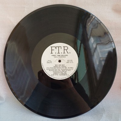 DISC 12'' MIX 33 RUNDEN MADONNA FIRST TIME RECORD MAX AND MAX APRA-FT3 ITALY 1988