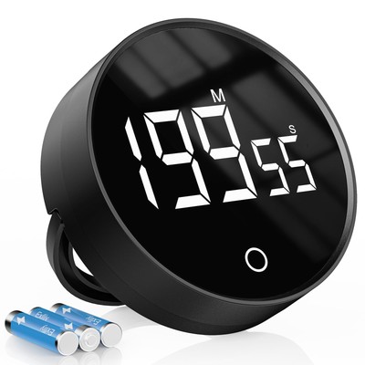 Digital Kitchen Timer,Magnetic Visual Timer Large LED Display Positive Countd...