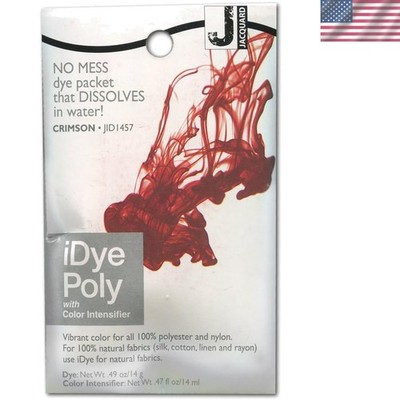 Crimson iDye Poly Dye - Perfect for Synthetic Fabrics and Creative Projects