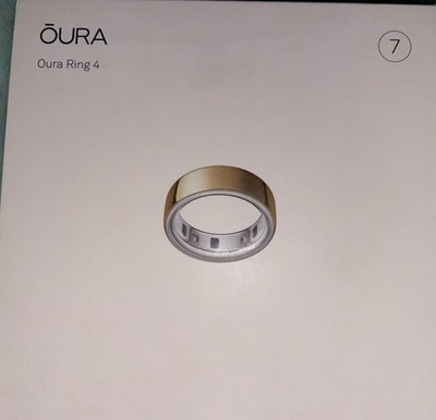 NEW SEALED Oura Ring 4 -Size 7 Gold Color- Smart Ring- Activity