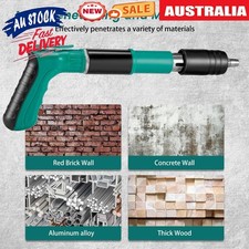 Concrete Nail Gun Kit with Nails 5 Speed Adjustable Manual Concrete Wood Kit