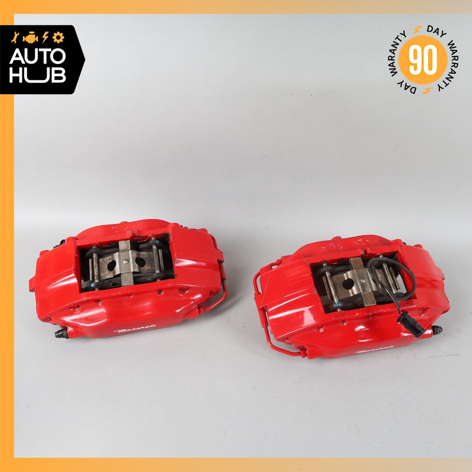 02-07 Maserati M138 4200 Coupe Spyder Front Brake Caliper Calipers Set OEM 31k