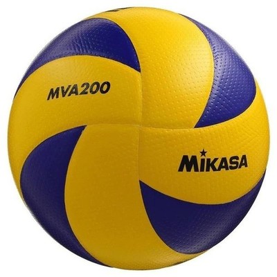 Mikasa MVA200 Beach Volleyball 2008-18 FIVB Match Ball Size 5 Indoor Yellow/Blue