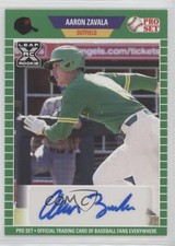 2021 Leaf Pro Set Baseball Blaster Auto Green Aaron Zavala #PS-AZ1 Auto 2o7
