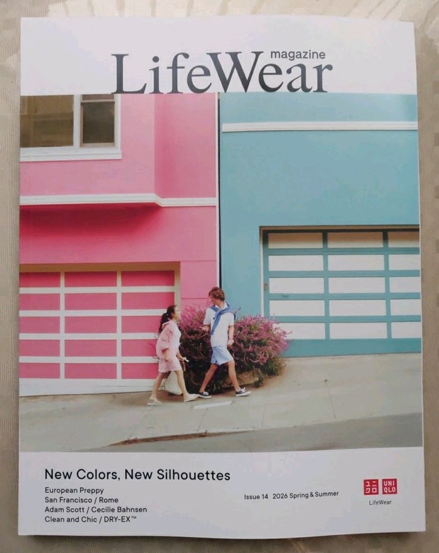Uniqlo LifeWear Magazine Spring Summer 2026 Issue 14 English Japanese Brand New