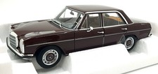 Norev 1/18 Scale Diecast 185443 - 1968 Mercedes Benz 200 - Red/Brown