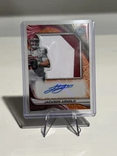2024 Bowman U Best Jackson Arnold 2 Color Patch Auto Orange #/49 Auburn