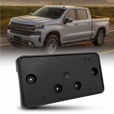 Front Bumper Plate License Tag Bracket Holder For 2019-2022 Chevy Silverado EJJ
