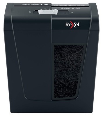 Rexel Aktenvernichter Secure S5, Streifenschnitt, 6-5 Blatt A4 (70-80 g/m²) Kapa
