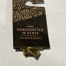 New made Handcrafted in Kenya World Market Triangle Ring Sz 6