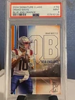 2024 TOPPS SIG CLASS Drake Maye BLUE & ORANGE ROOKIE PSA MINT 9 SWEET ROOKIE!!!!