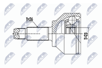 NTY Gelenk, Antriebswelle NPZ-BM-023
