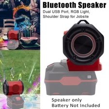 Cordless Bluetooth Speaker For Parkside 20V Battery For Jobsites Party XMAS