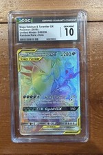 Mega Sableye & Tyranitar GX 245/236 Unified Minds CGC 10 Rainbow Pokemon on eBay