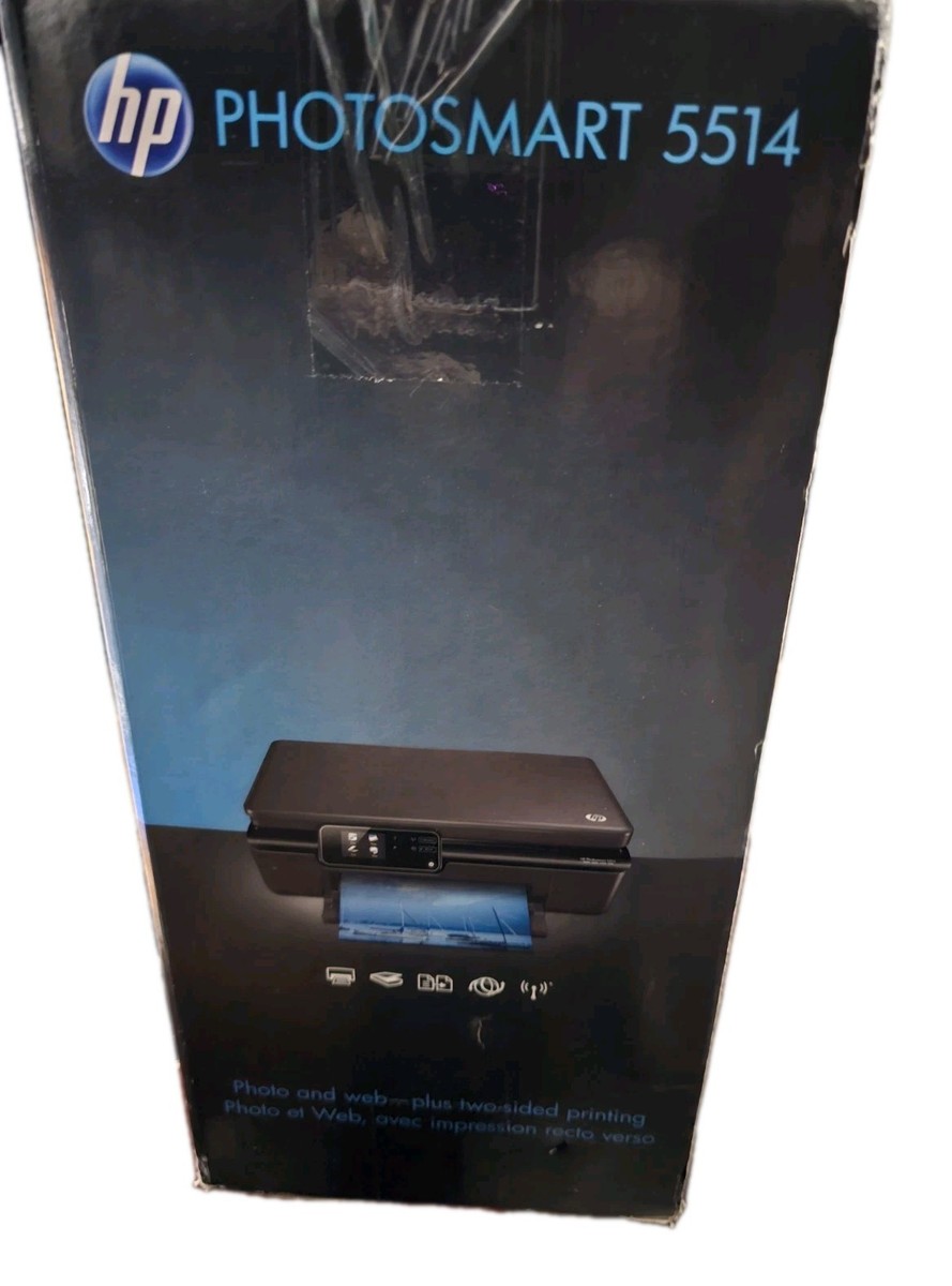 HP Photosmart 5514 All-In-One Inkjet Printer- New 886111614653| eBay