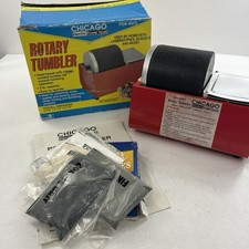 Chicago Electric Power Tools Rotary Rock Tumbler 3lb Capacity ITEM 46376