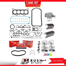 88-95 Master Engine Rebuild Kit For Honda Civic 1.5L L4 SOHC 16v DNJ EK290M