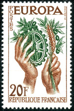 TIMBRE FRANCE 1957 N° 1122 ** EUROPA 1957  (pl)