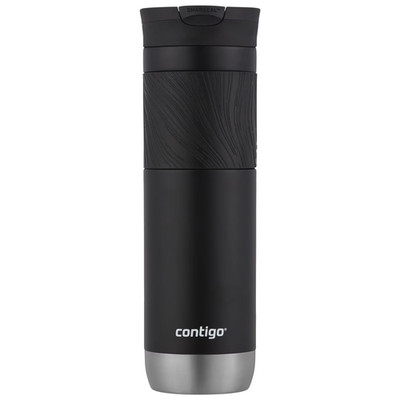 Contigo Byron 2.0 Stainless Steel Travel Mug with SNAPSEAL Lid and Grip in Black