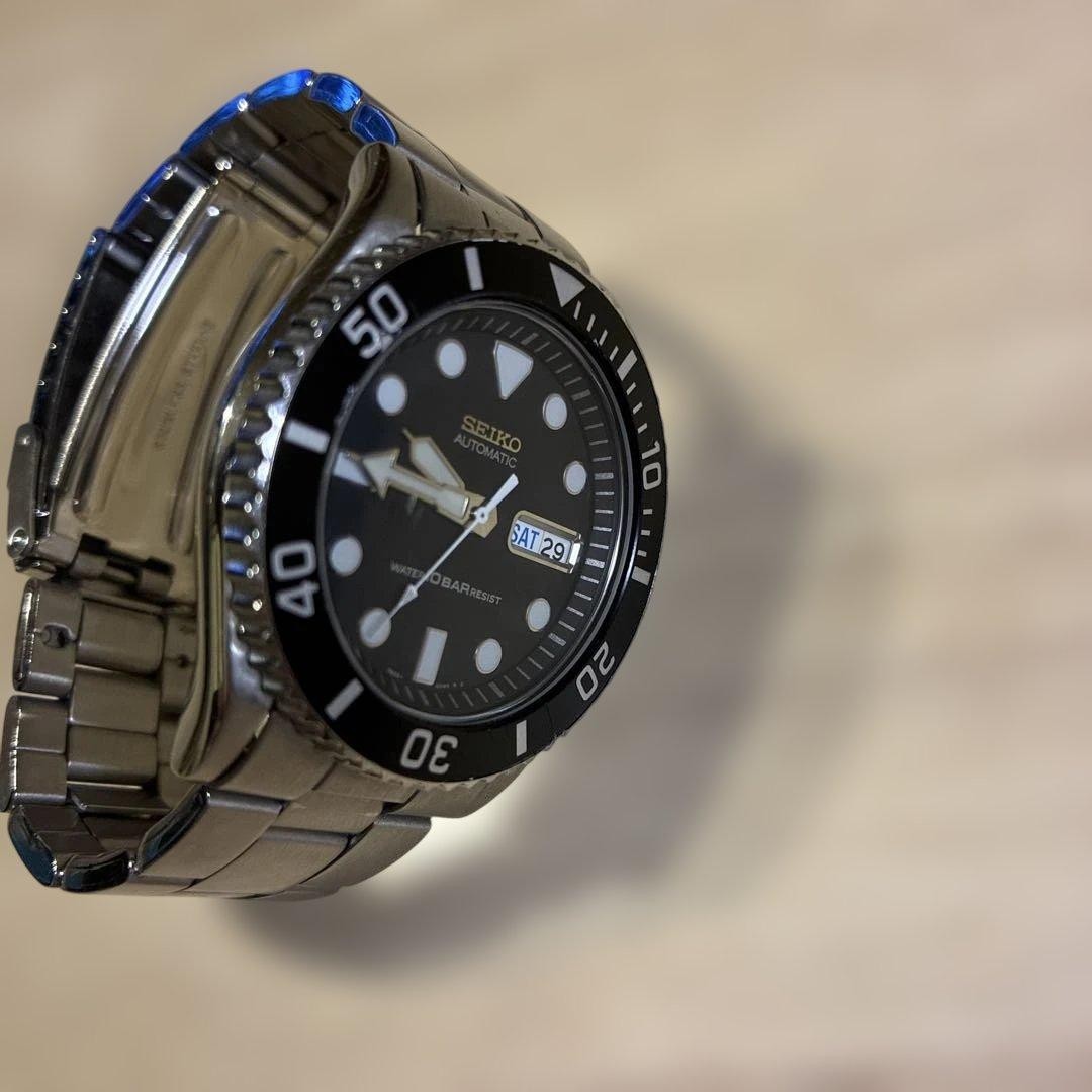 時計 SKX031 40mm 7S26-0040 Seiko 7S26-0040 SKX031 Submariner Black Dial