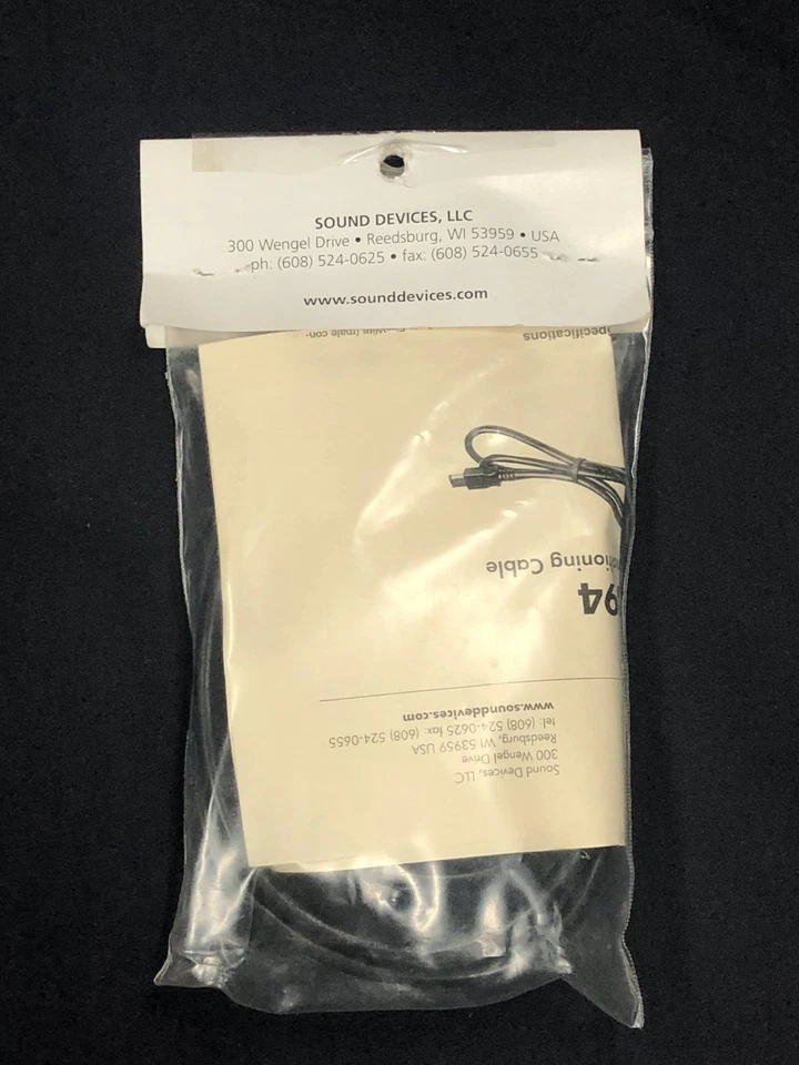 Sound Devices XL-1394 power conditioning cable for 702, 702T, 722 and 744T - Image 2 of 4