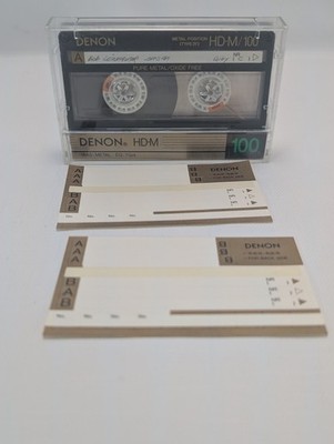 Denon HD-M 100 Type IV Cassette Tape Used