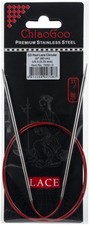 ChiaoGoo Red Lace Stainless Steel Circular Knitting Needles 32"-Size 3/3.25mm