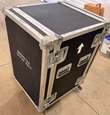 Heavy Duty 16 Space ATA Rack Case with 4 Inch Casters - 16U Server Case - Image 1 of 4