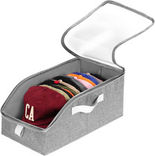 Hat Organizer for Baseball Caps, Hat Storage Holder Container for Closet Hold up