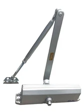 International 8051-TP AL Door Closer, Adjustable Aluminum Finish