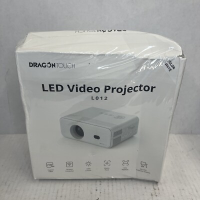 [Electric Focus] Mini Projector with 5G WiFi 6 and Bluetooth, Open Box