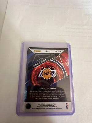 panini 21-22 Mosaic Lebron James Overdrive