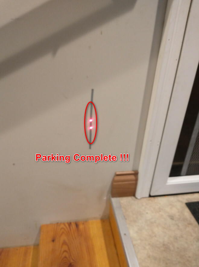 Dual 2 Car Laser Garage Auto Parking Sensor Assist Aid Guide Stop! SUPER COOL !