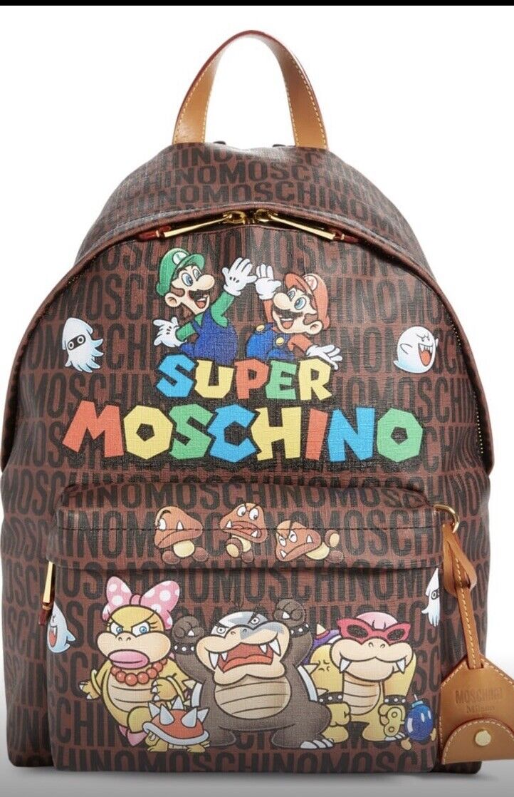 Super Mario Bros Moschino KING BOWSER BACKPACK Very Limited Super Mario Bros Moschino KING BOWSER BACKPACK Very Limited