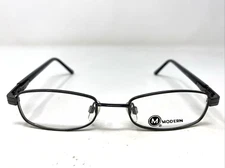 Modern Optical MIDNIGHT GUNMETAL 45-20-140 Metal Full Rim Eyeglasses Frame !X10