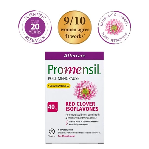 Promensil Menopause Double Strength For Overall Menopausal Symptoms 30 Tablets - Picture 5 of 5