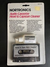 Nortronics Cassette Head & CAPSTAN Cleaner Kit QM-142 NEW, NOS, Sealed USA Made