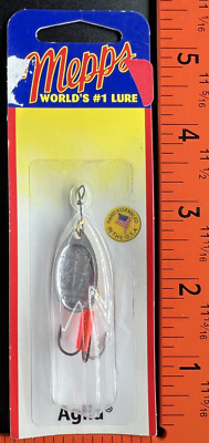 MEPPS AGLIA SPINNER SIZE 2 SILVER